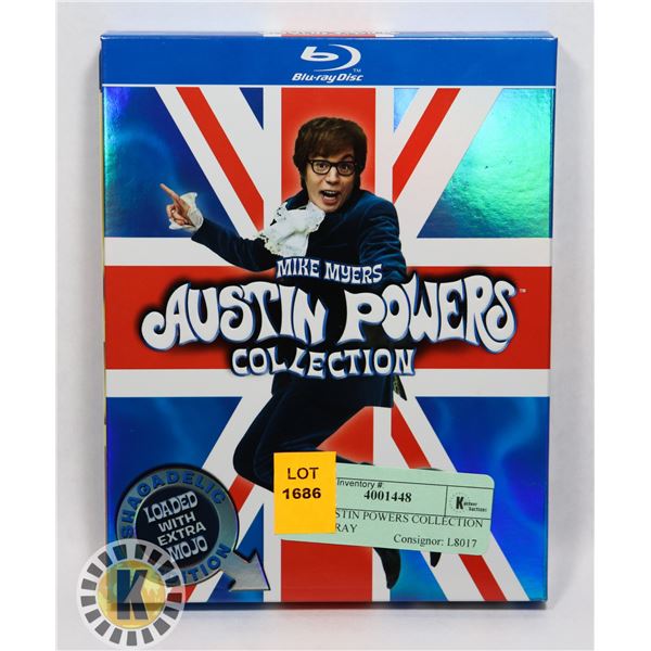 THE AUSTIN POWERS COLLECTION ON BLURAY