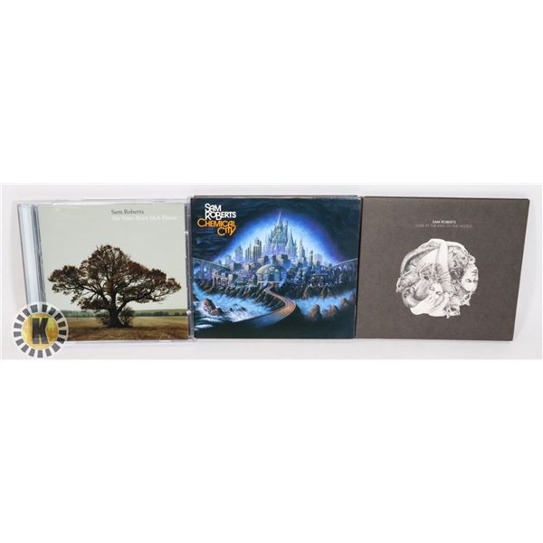 3 SAM ROBERTS ALBUMS CD