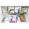 FLAT OF YOGA/ EXERCISE DVDS