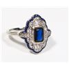 Image 1 : NEW ANTIQUE STYLE RHINESTONE RING SIZE 7