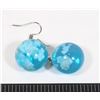 Image 1 : NEW BLUE SKY THEME ROUND BALL DROP EARRINGS