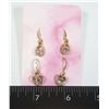 Image 1 : 2 NEW PAIRS OF DROP RHINESTONE EARRINGS