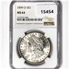 Image 1 : 1899-O Morgan Silver Dollar NGC MS64