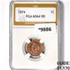 Image 1 : 1874 Indian Head Cent PGA MS64 RB