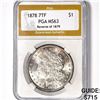 Image 1 : 1878 Morgan Silver Dollar PGA MS63 Rev of 79