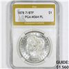 Image 1 : 1878 7/8TF Morgan Silver Dollar PGA MS64 PL