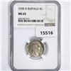 Image 1 : 1938-D Buffalo Nickel NGC MS65