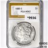 Image 1 : 1885-S Morgan Silver Dollar PGA MS62