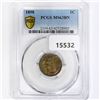 Image 1 : 1898 Indian Head Cent PCGS MS63 BN