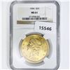 Image 1 : 1904 $20 Gold Double Eagle NGC MS61