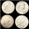 Image 2 : (4) Peace Silver Dollars UNCIRCULATED