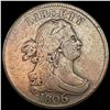 Image 1 : 1806 Draped Bust Half Cent NICELY CIRCULATED