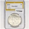Image 1 : 1935 Silver Peace Dollar PGA MS62