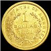 Image 2 : 1851 Rare Gold Dollar UNCIRCULATED