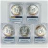 Image 2 : 2016 Set (5) A.S.E. PCGS MS70 30th Anniv.