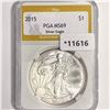 Image 1 : 2015 American Silver Eagle PGA MS69