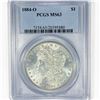 Image 1 : 1884-O Morgan Silver Dollar PCGS MS63