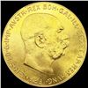 Image 1 : 1915 Austria Gold 100 Corona CHOICE BU