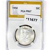 Image 1 : 1950 Franklin Half Dollar PGA PR67