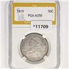 Image 1 : 1819 Capped Bust Half Dollar PGA AU50
