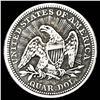 Image 2 : 1853 Arws & Rays Seated Liberty Quarter NEAR UNC