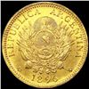Image 1 : 1896 Argentina Gold 5 Pesos UNCIRCULATED