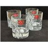 Image 1 : 4 RCR Da Vinci Collection Italy Heavy Rocks Glasses (approx: 3.5"T 3.25"W)