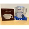Image 1 : Brita 6 Cup Water Filtration System & Porcelain on Steel 2 Quart Batter bowl