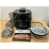 Image 1 : Fry Air Plus HD15A Air Fryer w/box & accessories as pictured - not tested