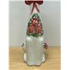 Image 3 : Signed Vintage Painted Ceramic Dog Italian? (taller, approx: 15" tall & 4.5" wide)