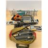 Image 1 : Tool Lot as pictured - files / hand saws / level / angles  etc