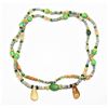 Image 1 : ANCIENT ROMAN MOSAIC MULTI COLOR GLASS BEADS NECKLACE 1ST CENTURY