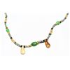 Image 2 : ANCIENT ROMAN MOSAIC MULTI COLOR GLASS BEADS NECKLACE 1ST CENTURY
