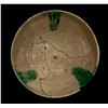 Image 1 : ISLAMIC ABBASID GREEN SPLASHED BOWL 10TH CENTURY