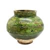 Image 2 : VERY RARE ISLAMIC FATIMID GREEN GLAZED JAR 11TH CENTURY