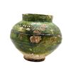 Image 3 : VERY RARE ISLAMIC FATIMID GREEN GLAZED JAR 11TH CENTURY