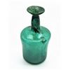 Image 3 : ISLAMIC EMERALD GREEN GLASS BOTTLE 10TH CENTURY