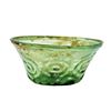 Image 1 : INTACT EARLY ISLAMIC GREEN GLASS BOWL 8TH CENTURY