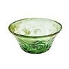 Image 2 : INTACT EARLY ISLAMIC GREEN GLASS BOWL 8TH CENTURY
