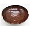 Image 2 : INTACT ISLAMIC BROWN GLAZED POTTERY BOWL 13TH CENTURY