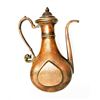 Image 1 : MUGHAL BRASS EWER WITH NAGARI & PERSIAN INSCRIPTION 18TH CENTURY