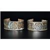 Image 1 : A PAIR OF ISLAMIC SELJUK NIELLO & SILVER BRACELETS 11TH CENTURY