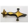 Image 3 : A VERY RARE MUGHAL GOLD INLAID SWORD HILT 18TH CENTURY