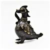 Image 4 : A BEAUTIFUL MUGHAL DECCANI BRASS BIRD 17TH CENTURY