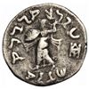 Image 1 : ANCIENT INDO GREEK KING MENANDER l AR DRACHM IN KHAROSHTI