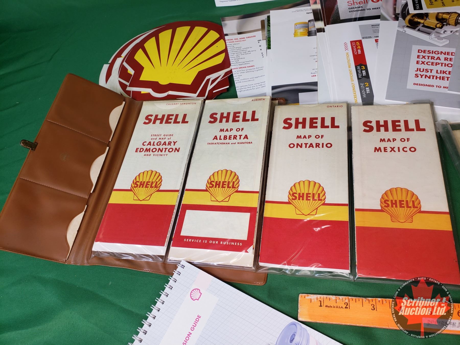 SHELL Grouping: (Maps, Pamphlets, Decals, etc!) (SEE PICS!) - Scribner ...