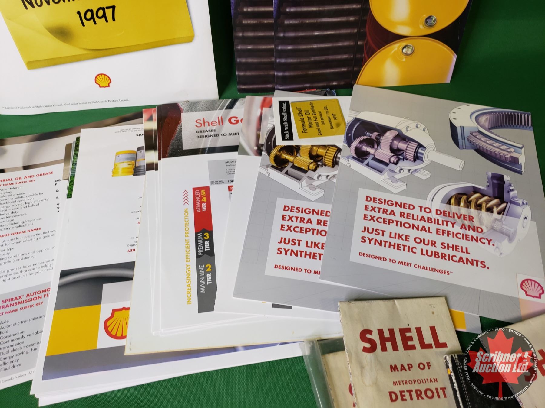 SHELL Grouping: (Maps, Pamphlets, Decals, etc!) (SEE PICS!)