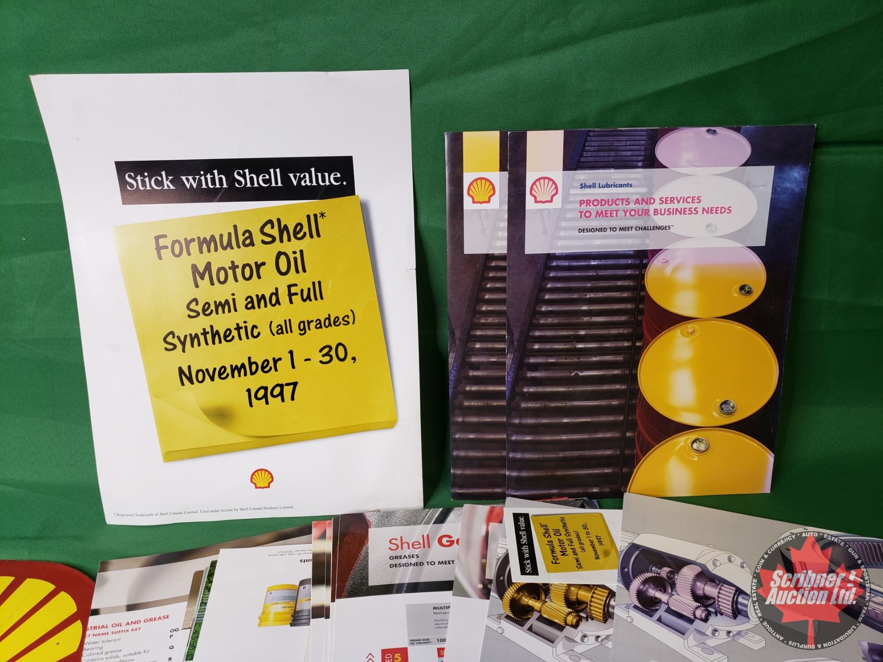 SHELL Grouping: (Maps, Pamphlets, Decals, etc!) (SEE PICS!)