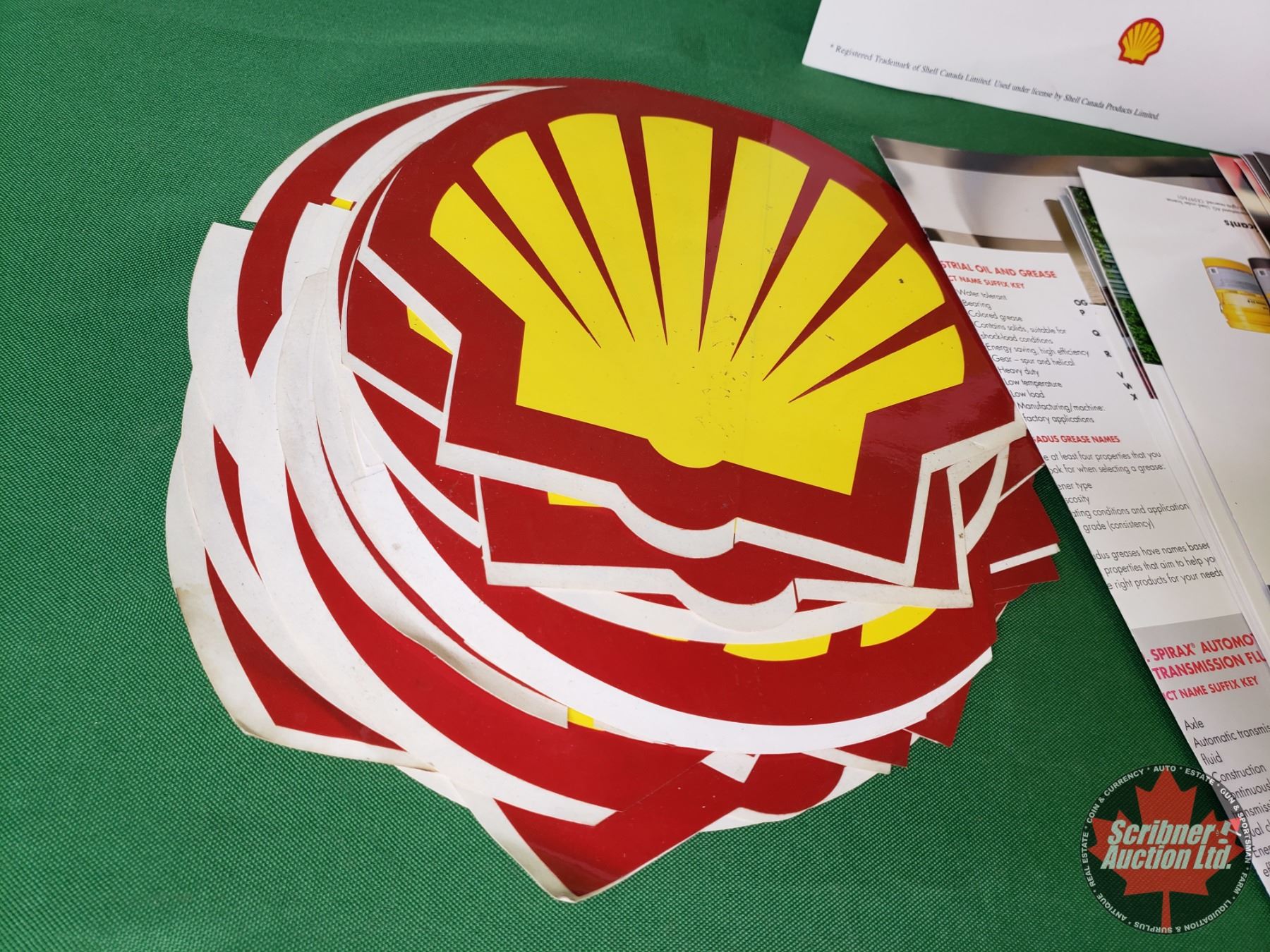 SHELL Grouping: (Maps, Pamphlets, Decals, etc!) (SEE PICS!)
