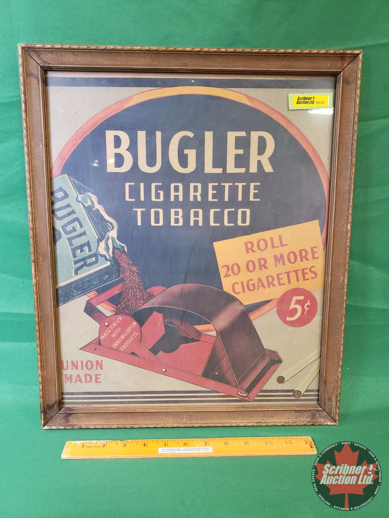 Framed Advertisement